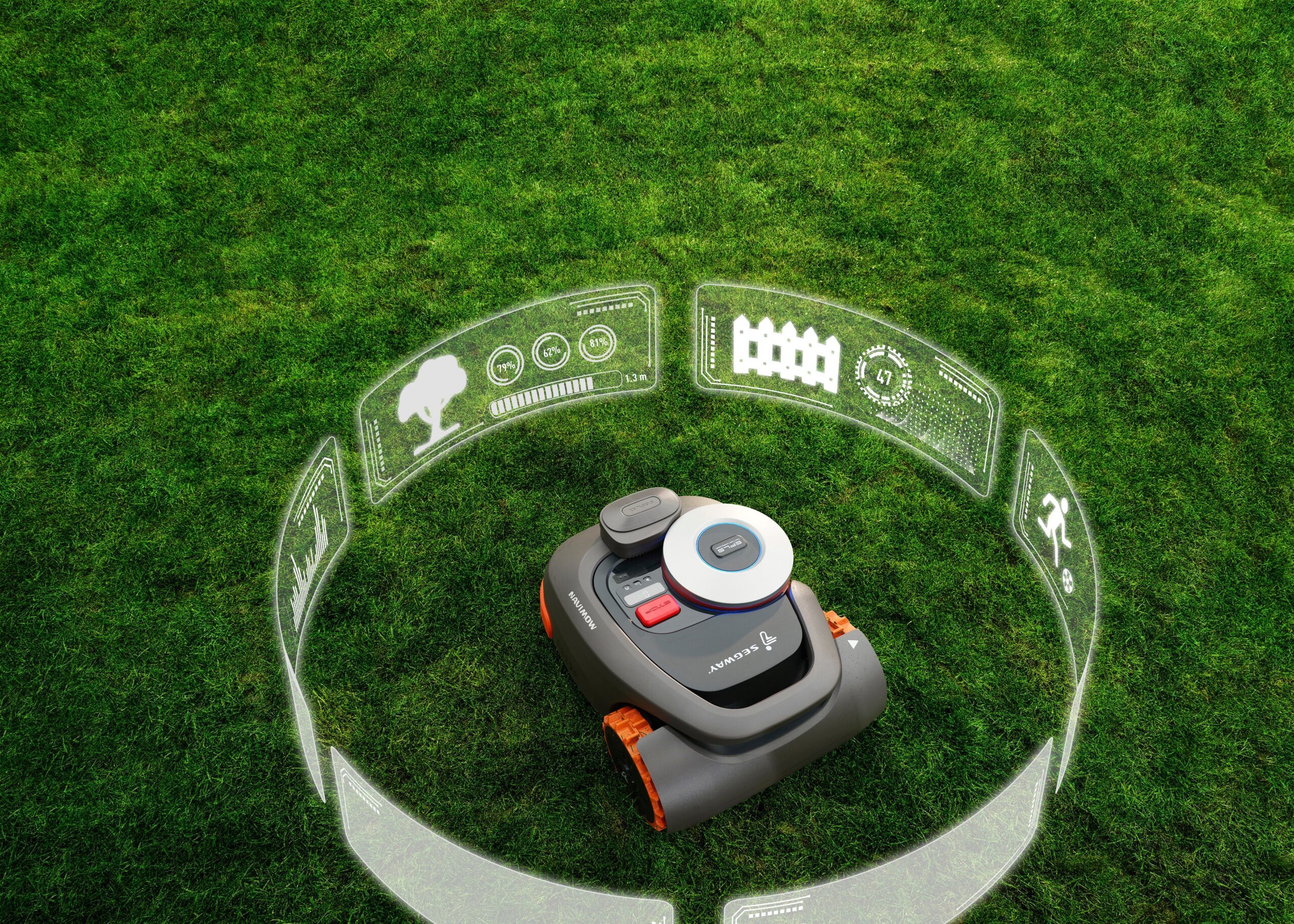 SEGWAY Navimow H1500E Roboter-Rasenmäher – 1500 m² – Image 5